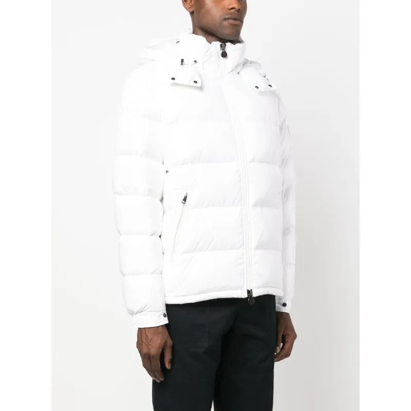 MONC*LER Maya hooded puffer jacket White