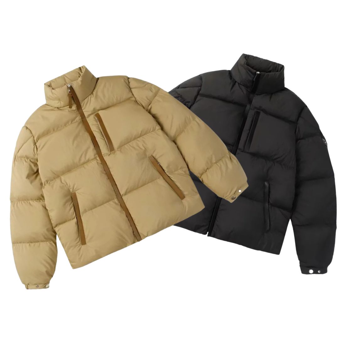 MONC*LER Highneck Zip-Up Puffer Jacket