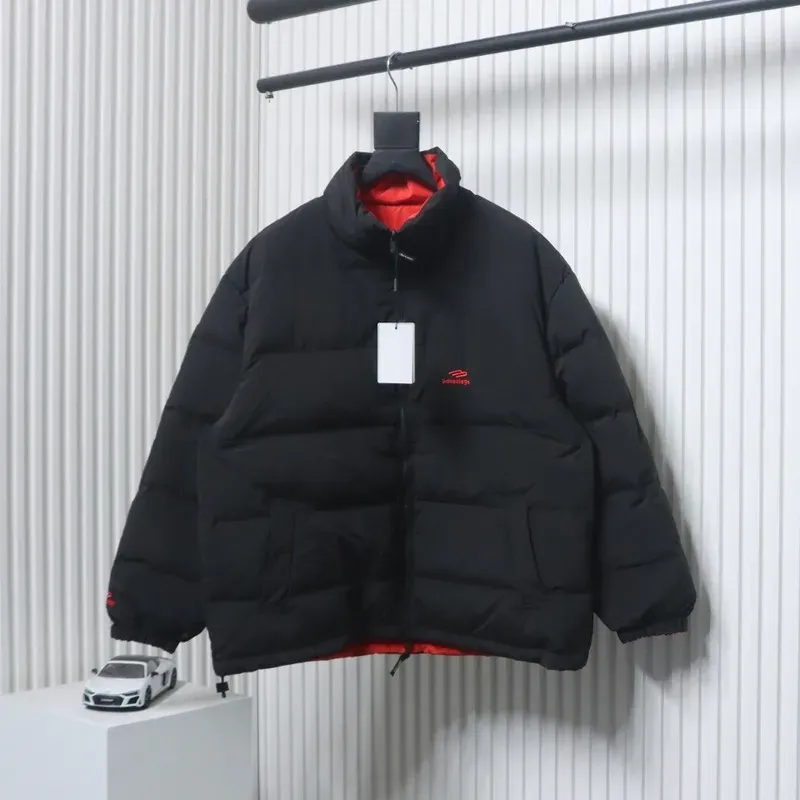 Balenciaga SPORTS ICON TRACKSUIT cocoon-shaped double-sided wide turtleback down jacket