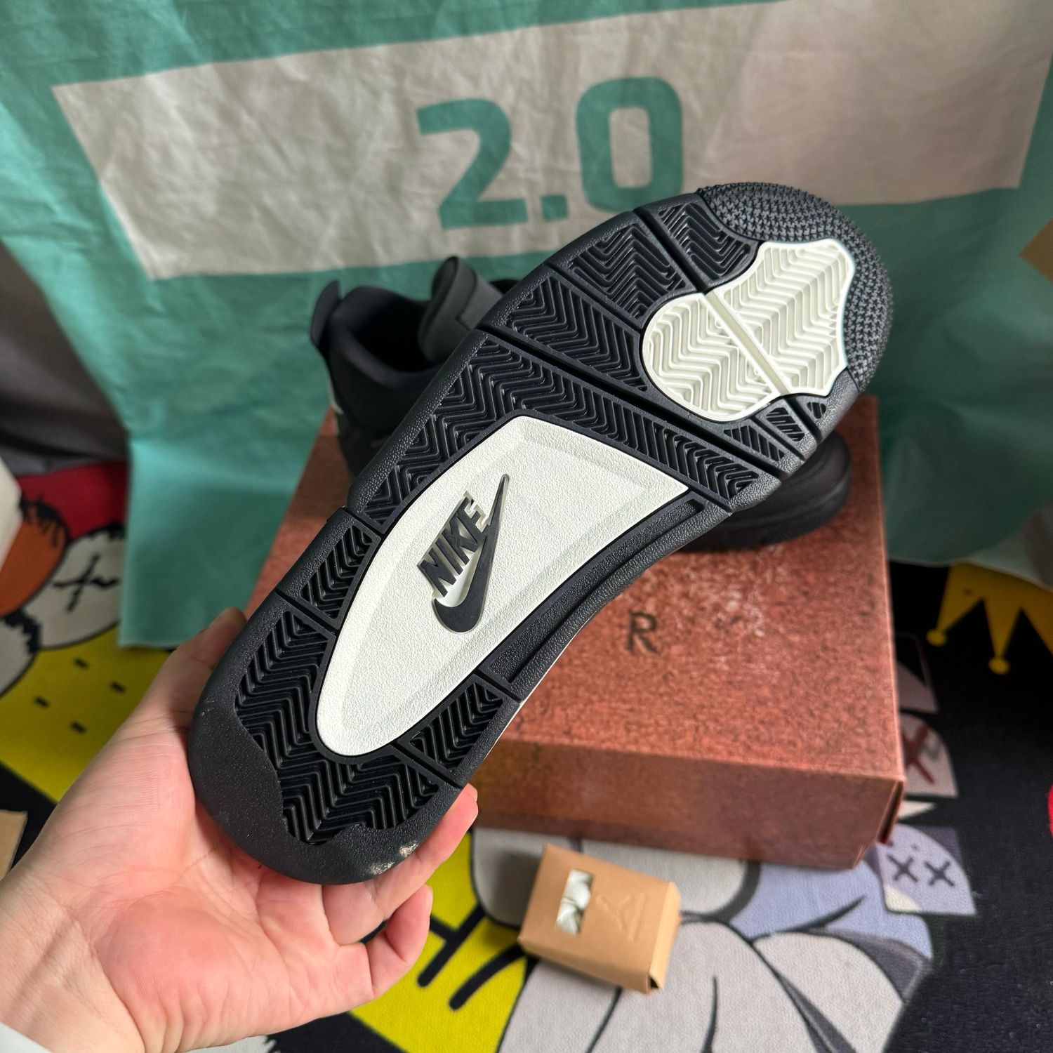 J 4 Retro x Nigel Sylvester "Brick By Brick"