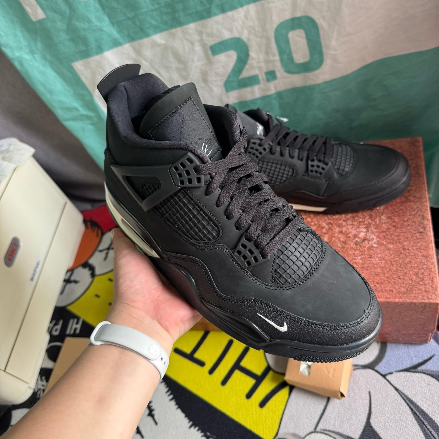 J 4 Retro x Nigel Sylvester "Brick By Brick"