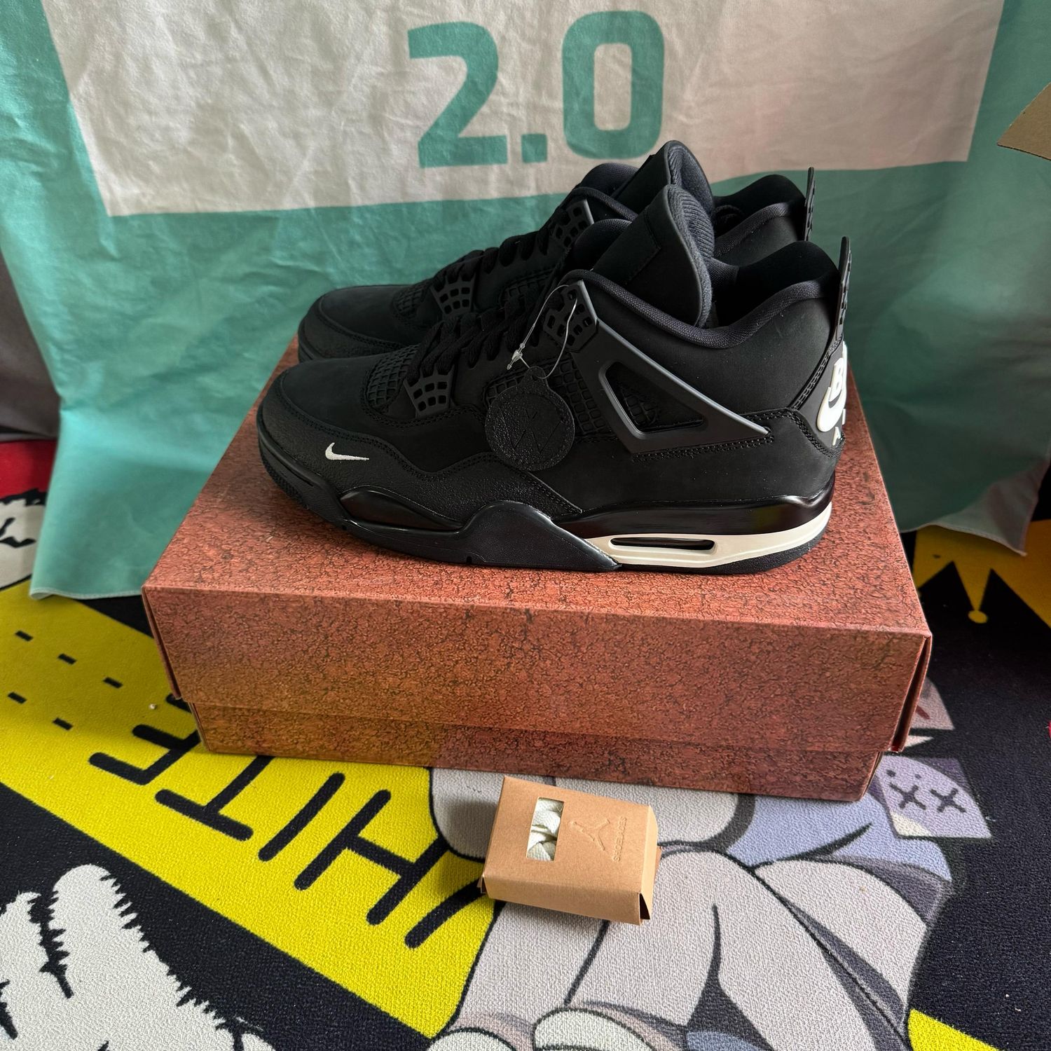 J 4 Retro x Nigel Sylvester "Brick By Brick"