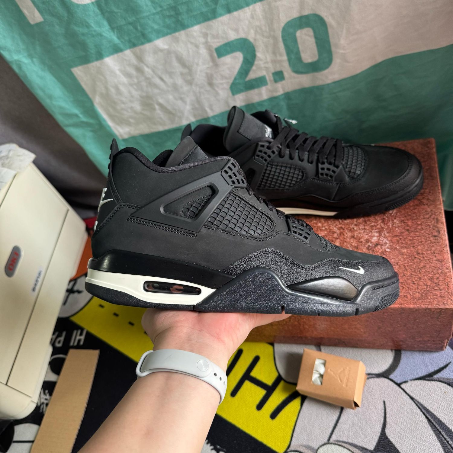 J 4 Retro x Nigel Sylvester "Brick By Brick"