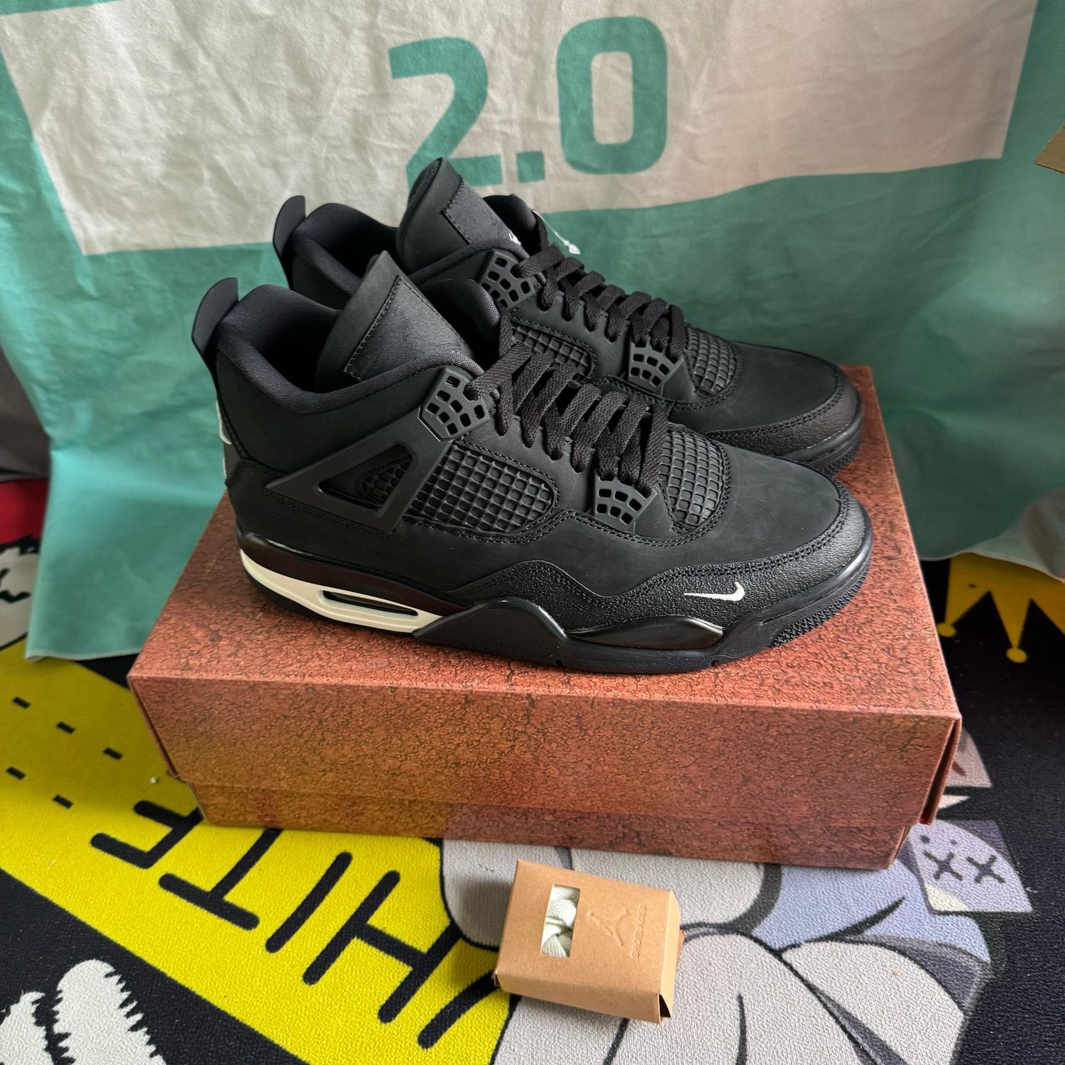 J 4 Retro x Nigel Sylvester "Brick By Brick"