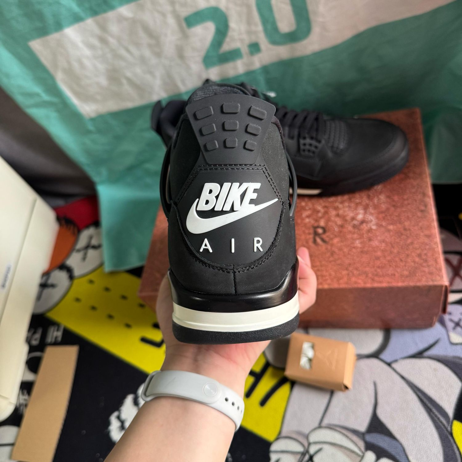 J 4 Retro x Nigel Sylvester "Brick By Brick"