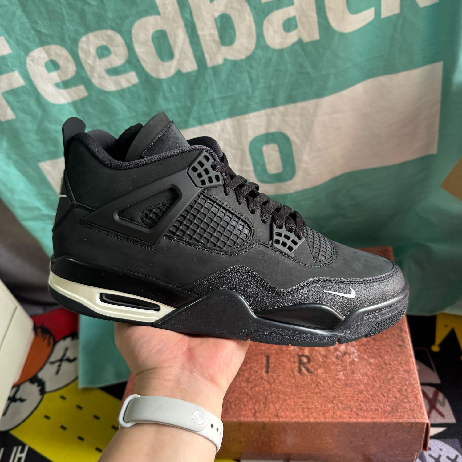 J 4 Retro x Nigel Sylvester "Brick By Brick"