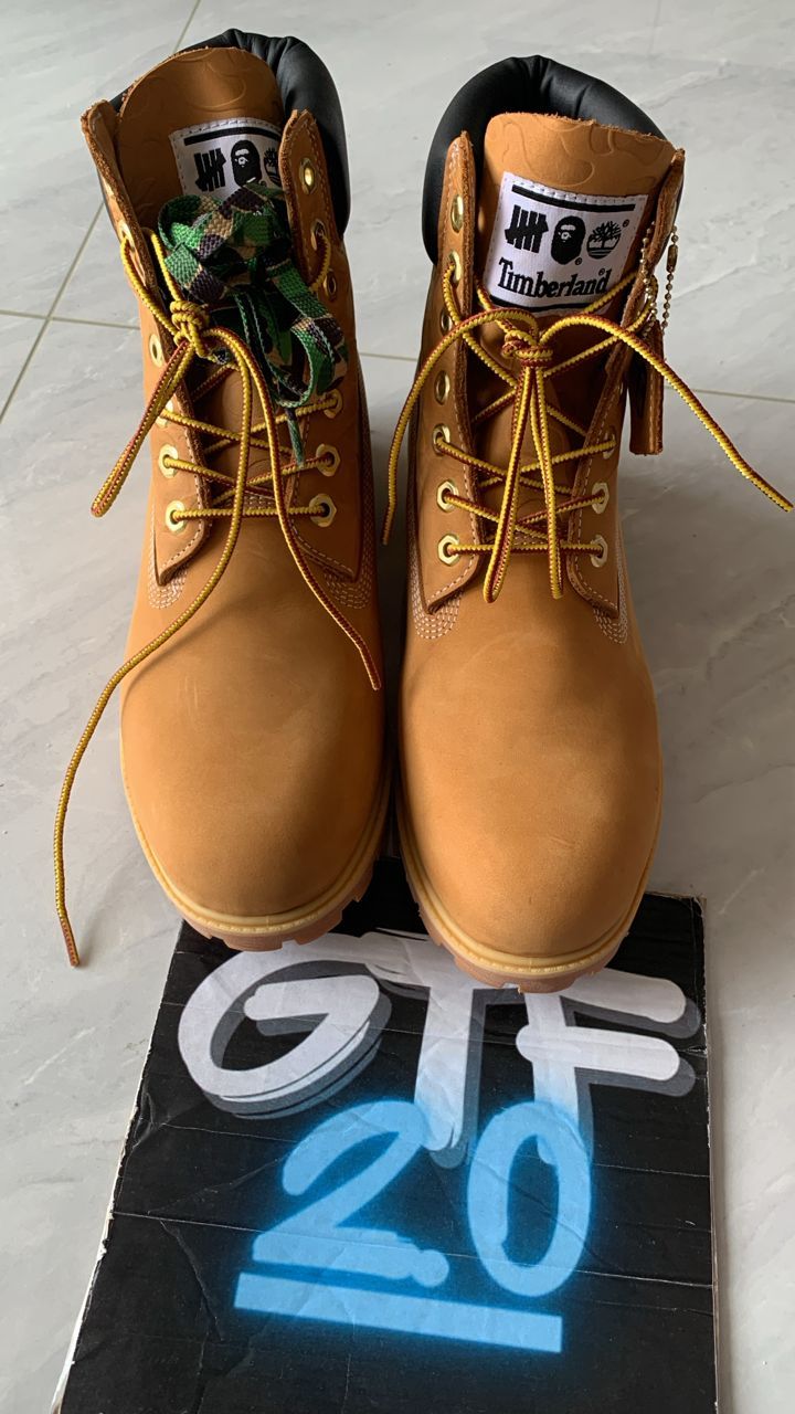 TIMBERLAND 6" x Bape x Undefeated