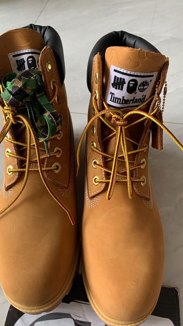 TIMBERLAND 6" x Bape x Undefeated
