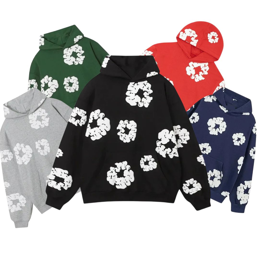 DENIM TEARS Hoodie Flowers