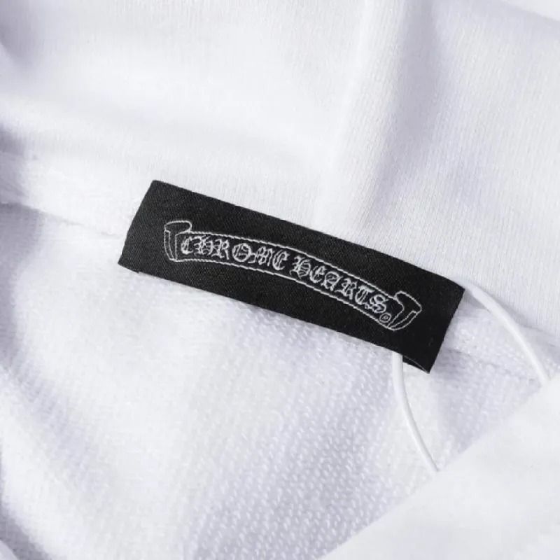 Chrome Hearts Cross Sanskrit Colorful Letters Embroidery Print Hoodie