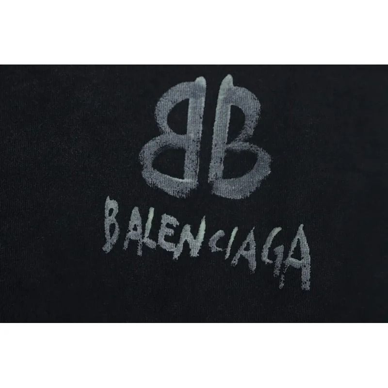Balenciaga Luminous Print Sweatshirt Black