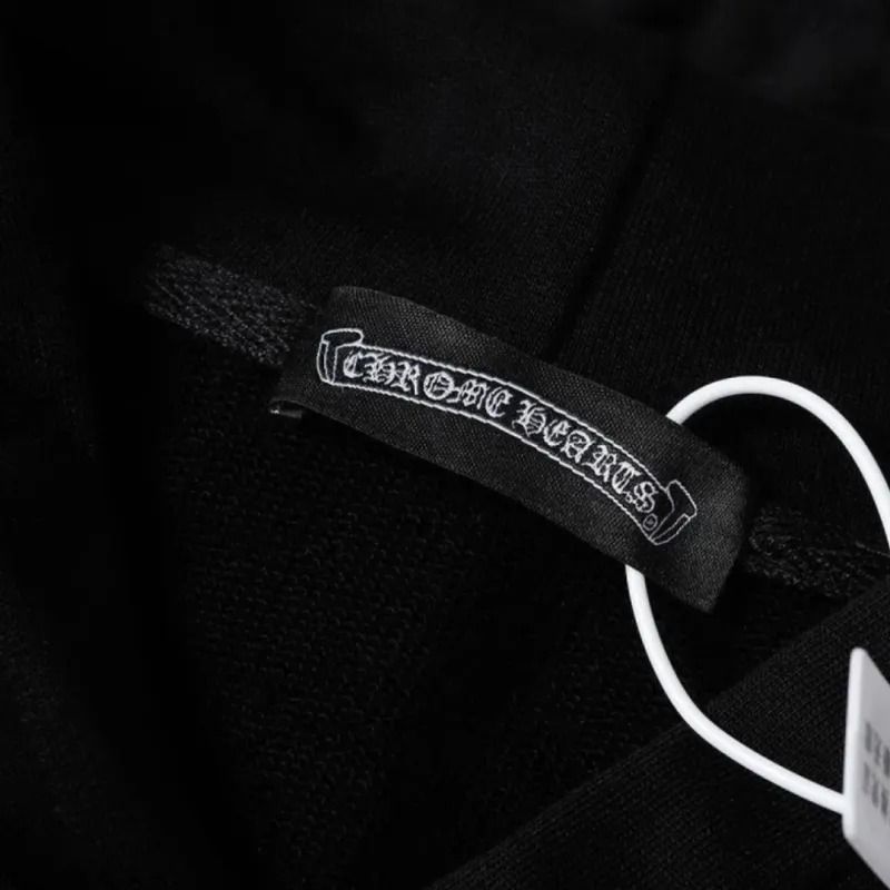 Chrome Hearts Cross Sanskrit Colorful Letters Embroidery Print Hoodie