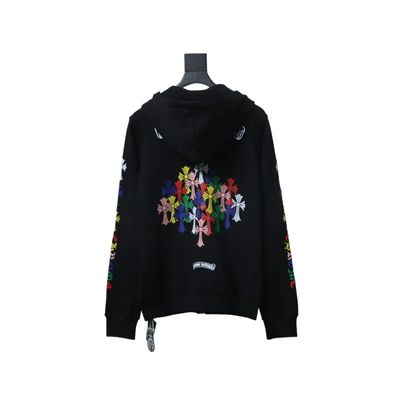 Chrome Hearts Multi Color Cross Hoodie Black
