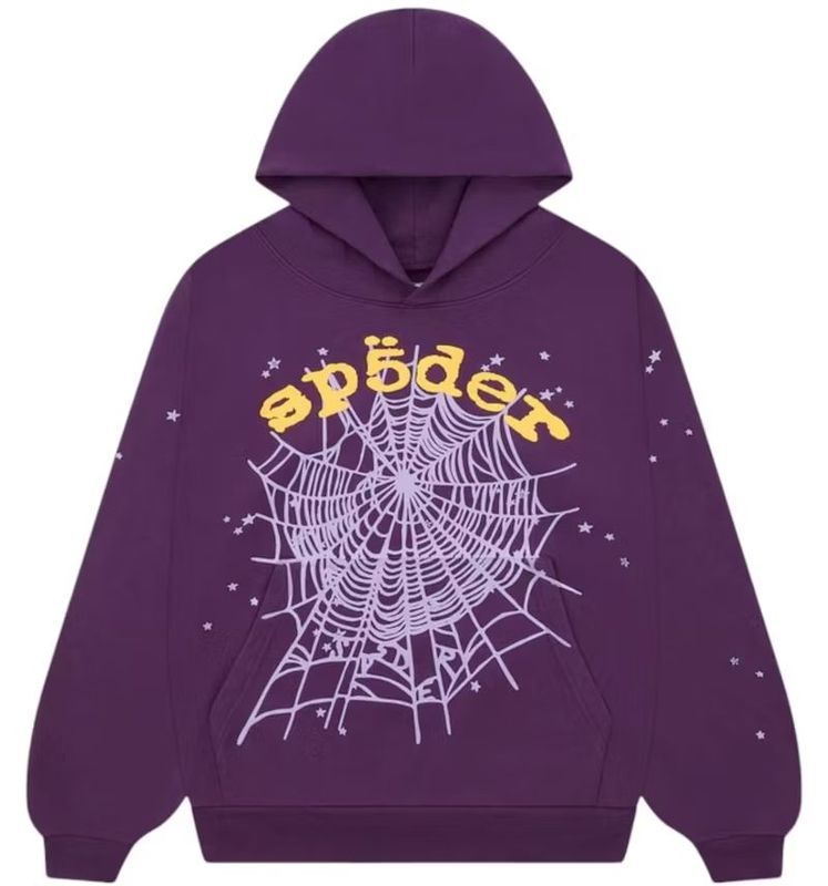 Sp5der Hoodie Marrone