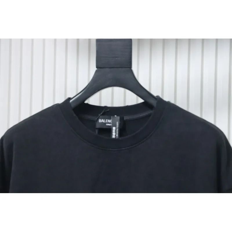 Balenciaga Luminous Print Sweatshirt Black