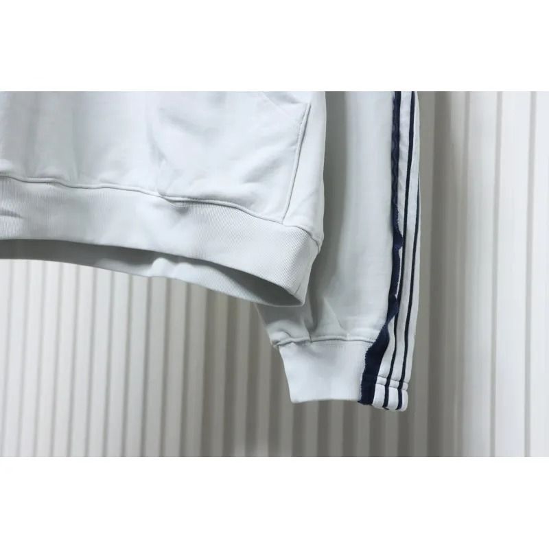 Balenciaga Hoodie Splicing Ribbon White
