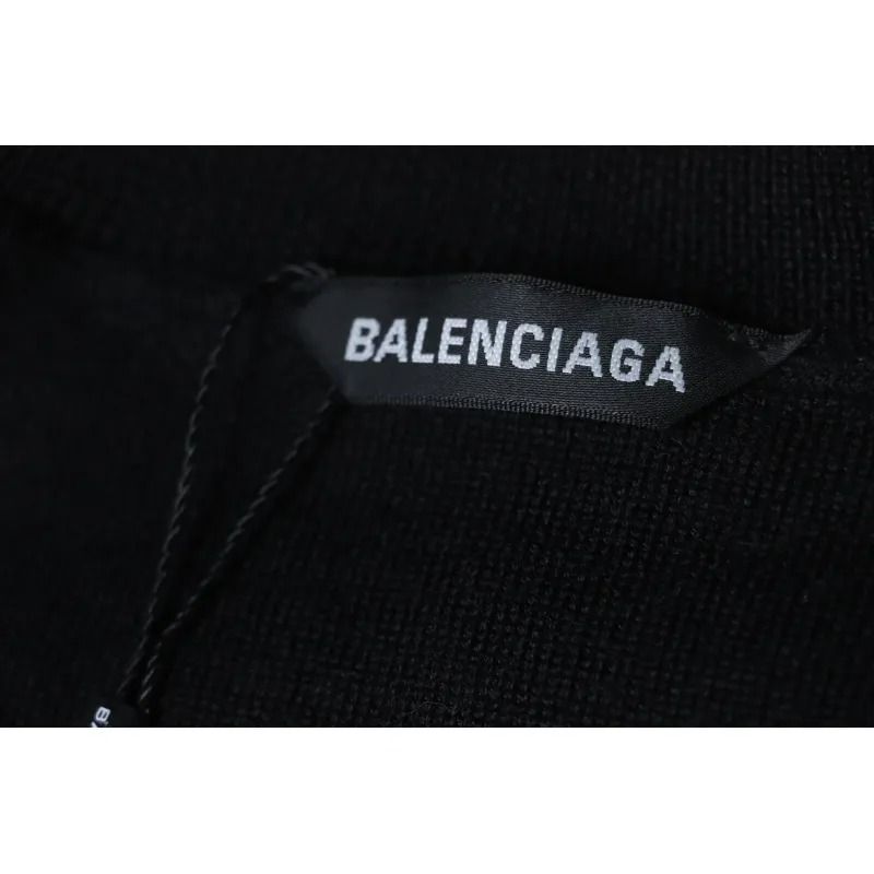 Balenciaga Embroidered Knitted Sweater