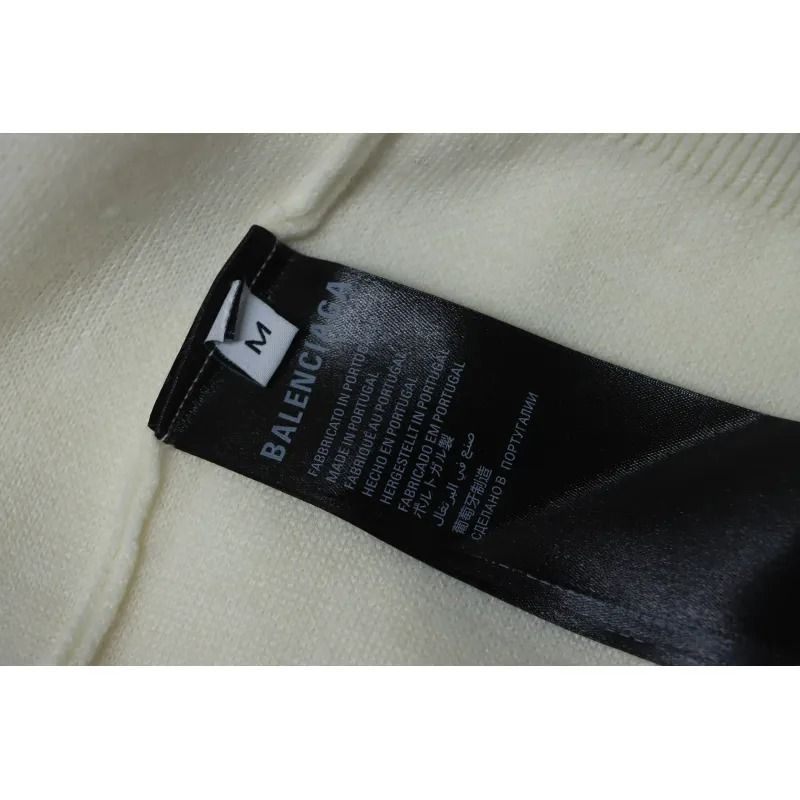 Balenciaga Embroidered Knitted Sweater