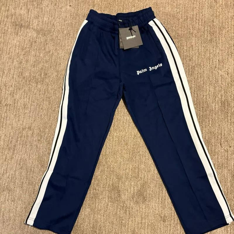 Palm Angels Tracksuit Navy Blue &amp; White