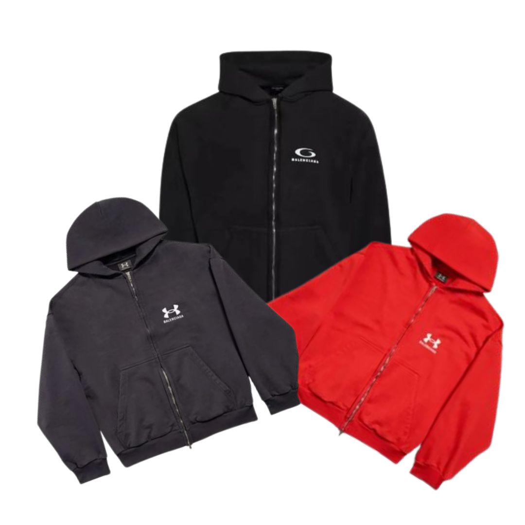 Balenciaga x Under Armour Zip Up Hoodie
