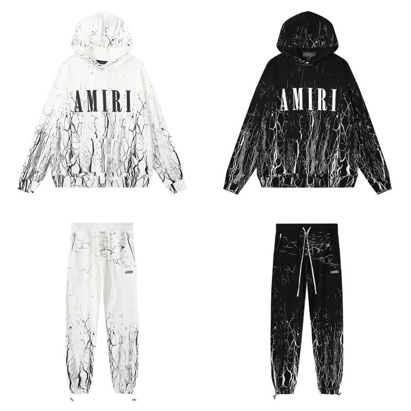 Amiri Contrast Hoodie &amp; Sweatpant Set