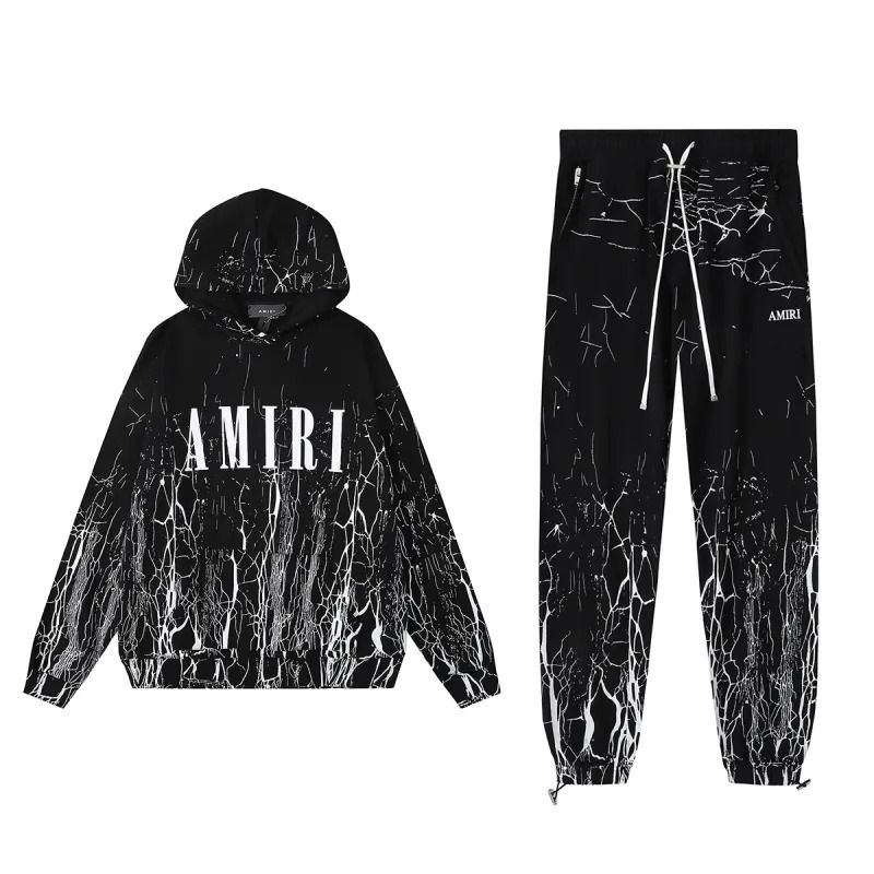 Amiri Contrast Hoodie &amp; Sweatpant Set