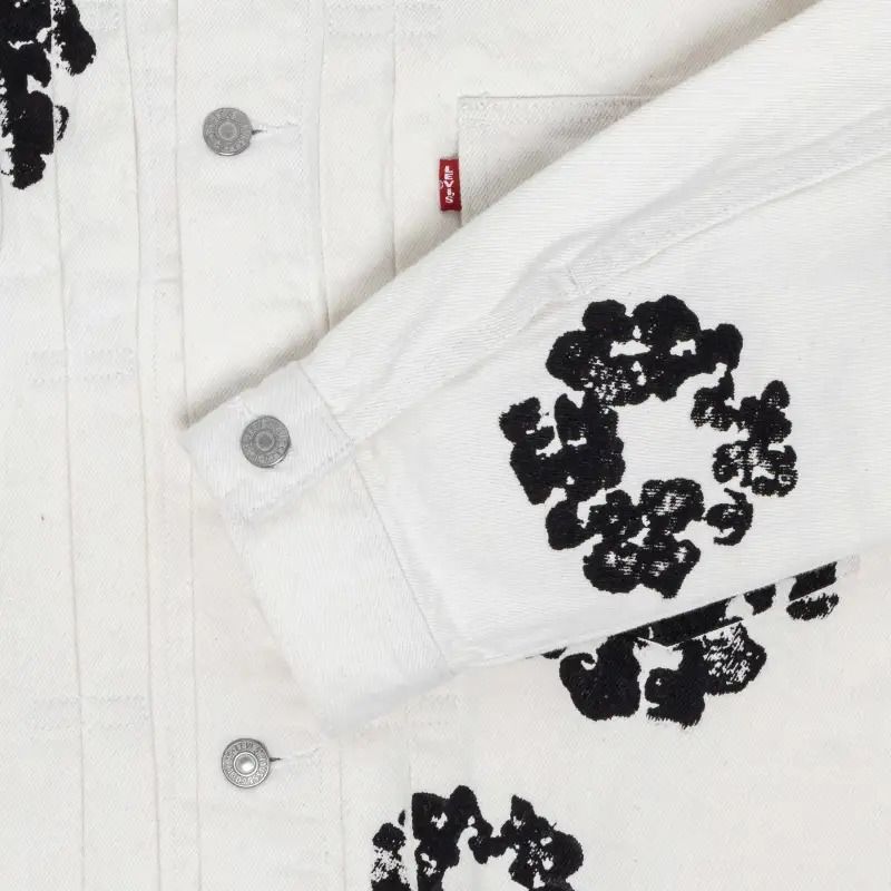 Denim Tears X 2 ALL OVER WREATH RAW Jacket