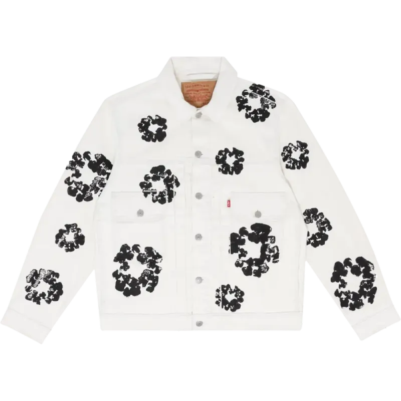 Denim Tears X 2 ALL OVER WREATH RAW Jacket