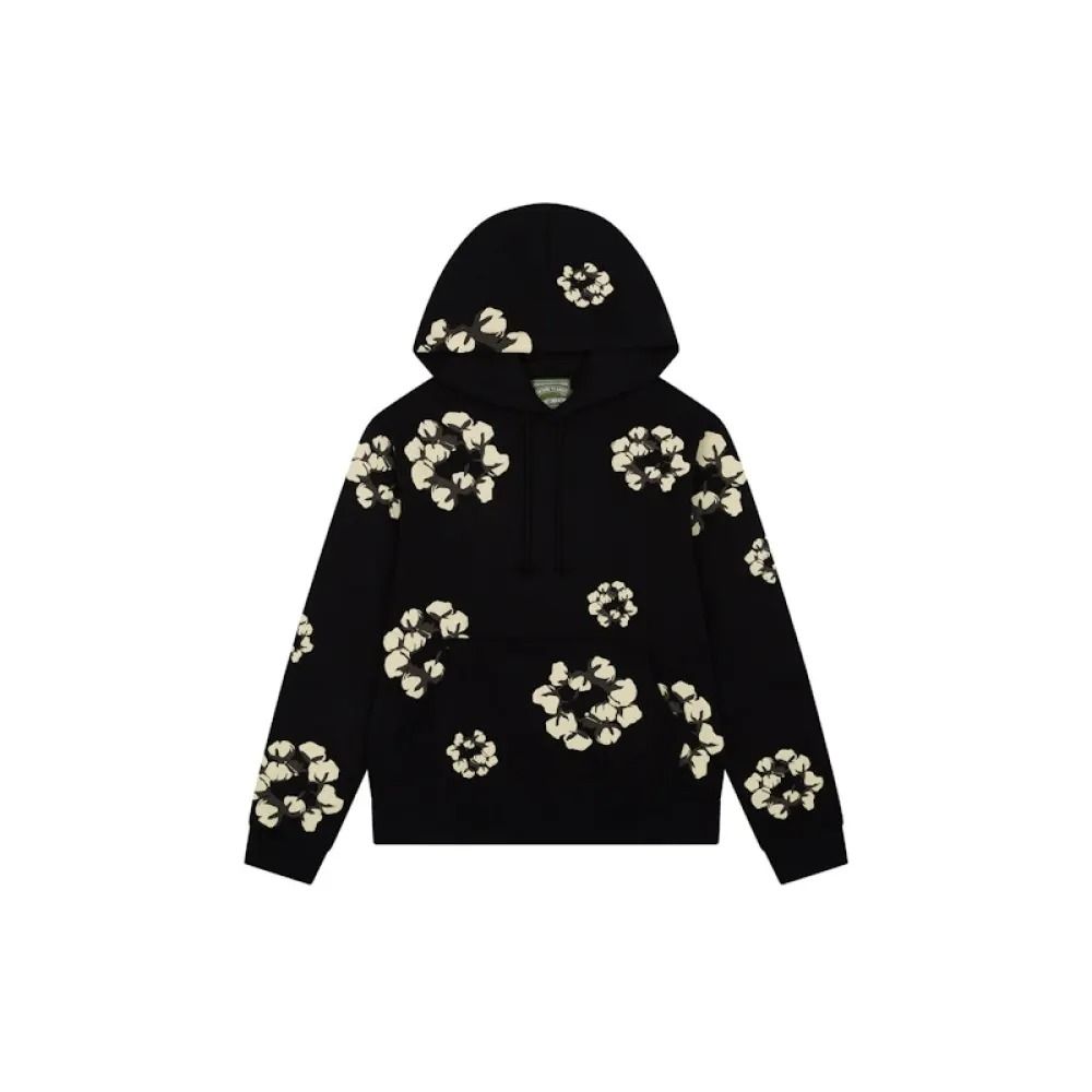 Denim Tears x CPFM Cactus Tears Wreath Hoodie Black
