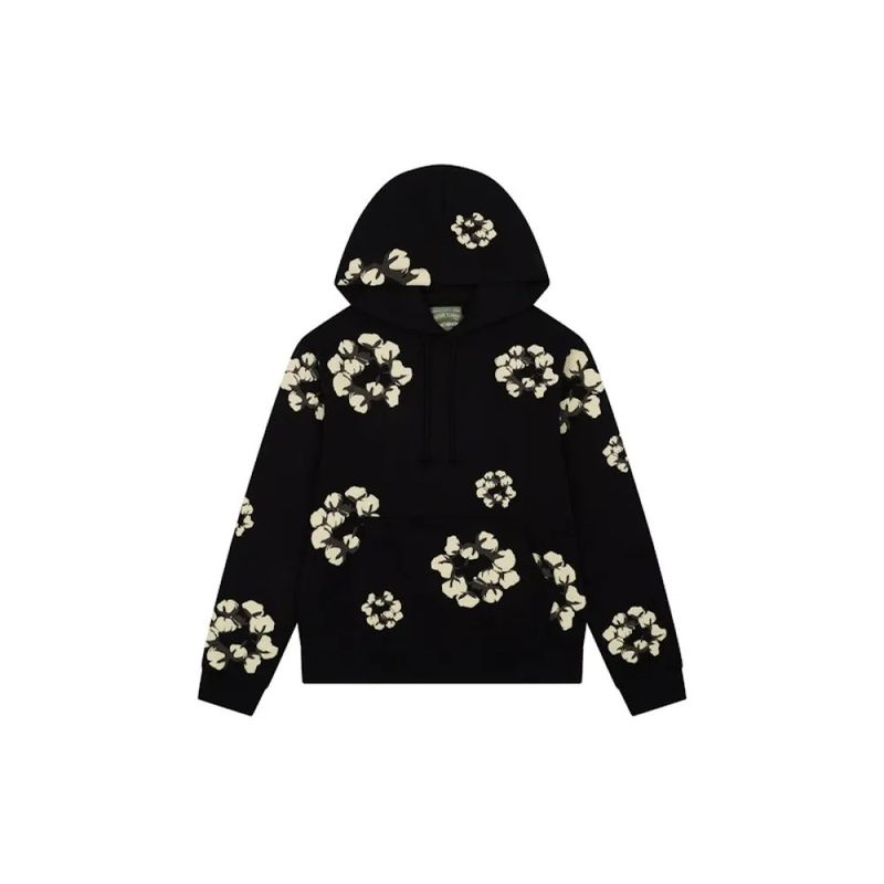 Denim Tears x CPFM Cactus Tears Wreath Hoodie Black