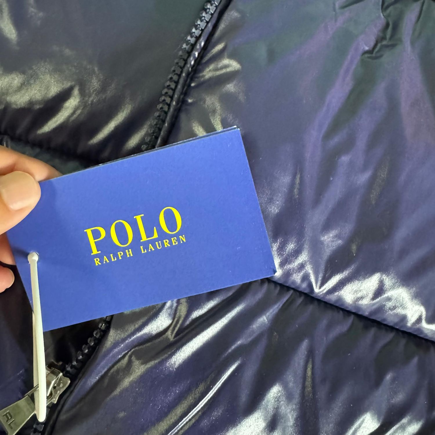 Polo Ralph Lauren The Gorham Glossed Down Jacket Blu Glossy