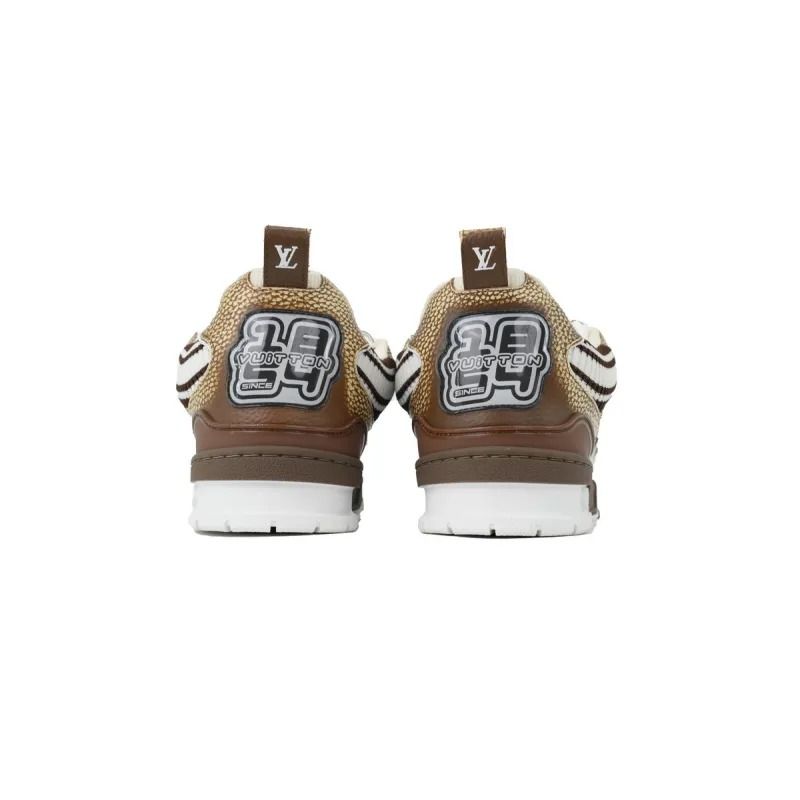 Skate Sneaker New khaki Wool Weaving New Khaki