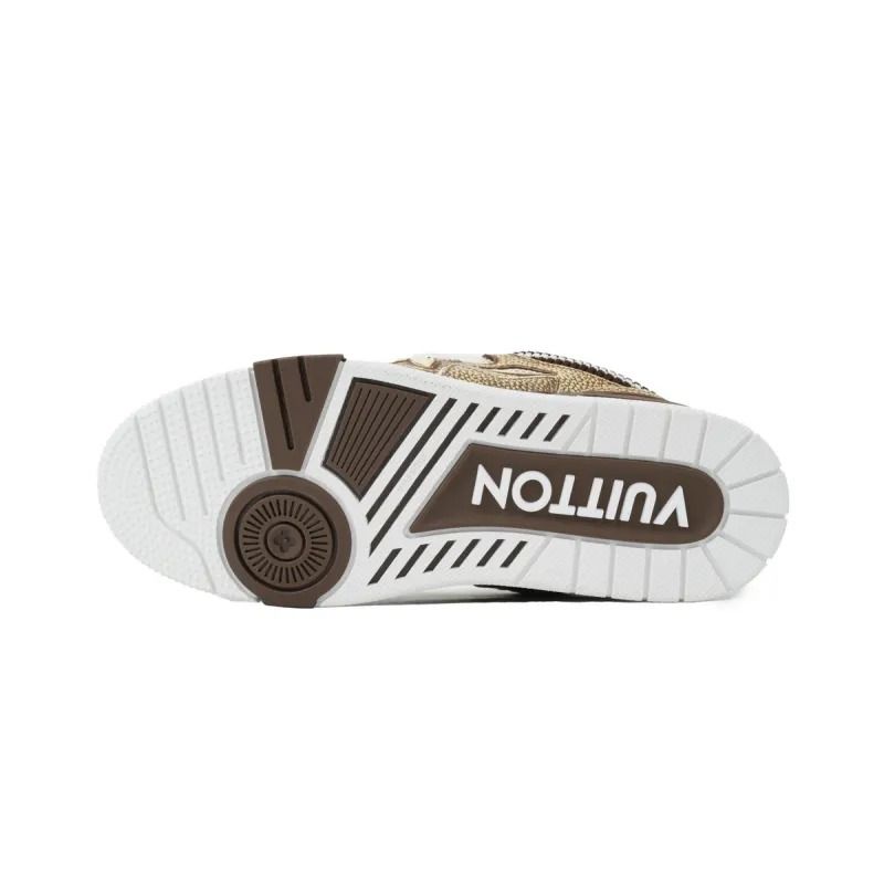 Skate Sneaker New khaki Wool Weaving New Khaki