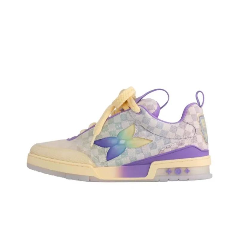 Skate Sneaker Damier rainbows
