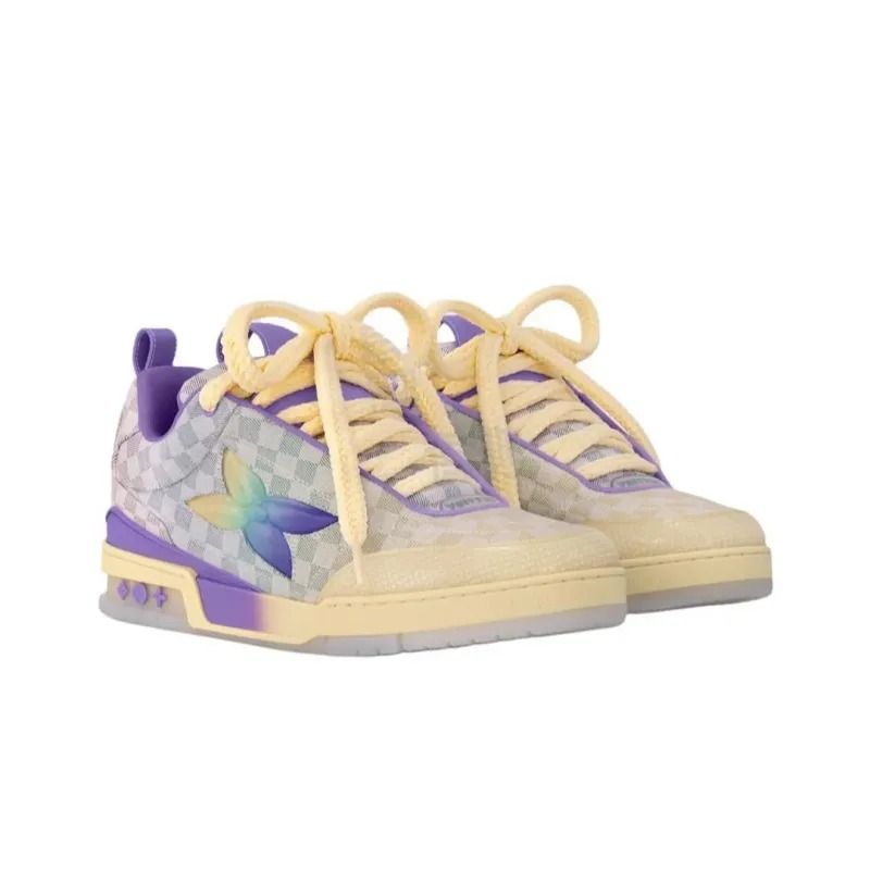 Skate Sneaker Damier rainbows