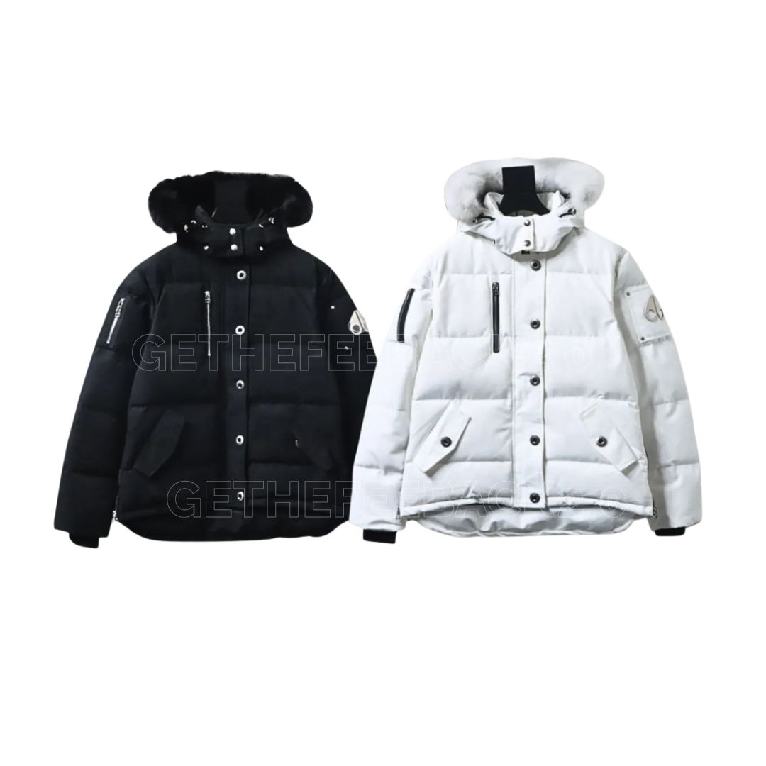 Moose knuckles Zippered women&#39;s down jacket