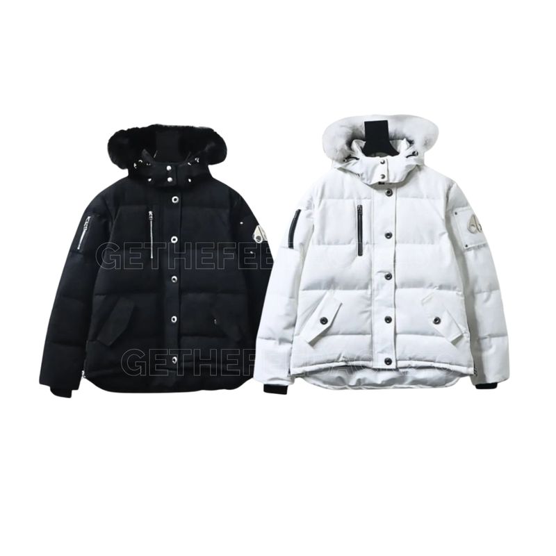 Moose knuckles Zippered women&#39;s down jacket