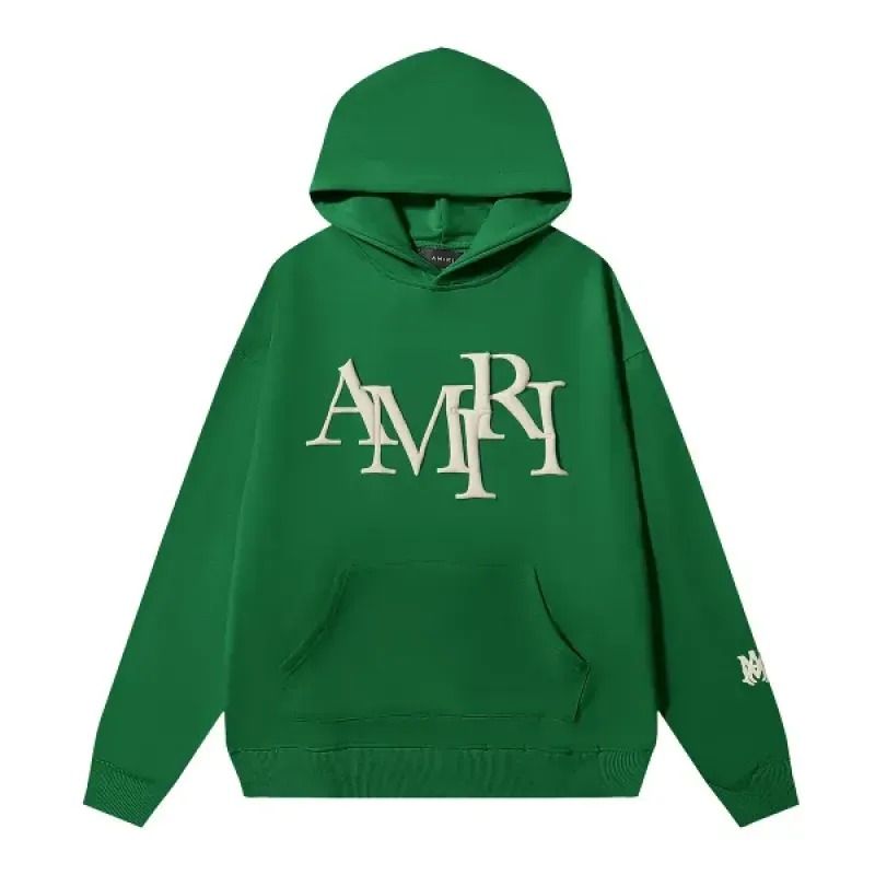 Amiri Hoodie Staggered Logo