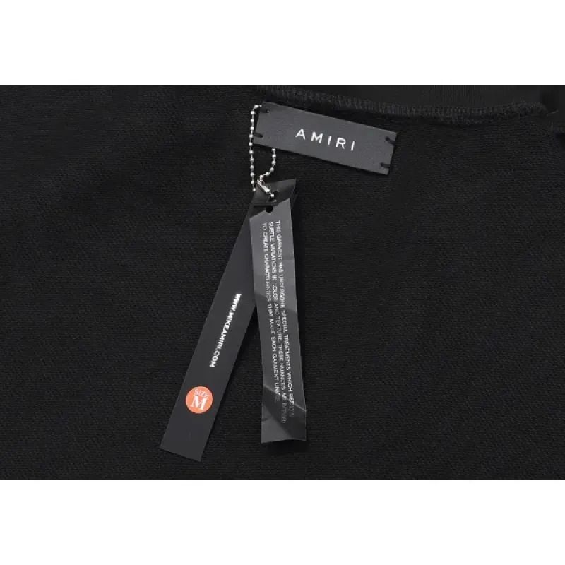 Amiri Ma Bar Logo Hoodie Black