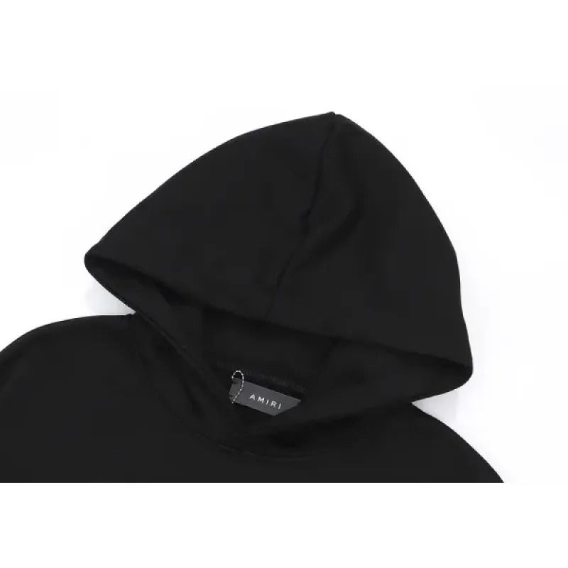 Amiri Ma Bar Logo Hoodie Black