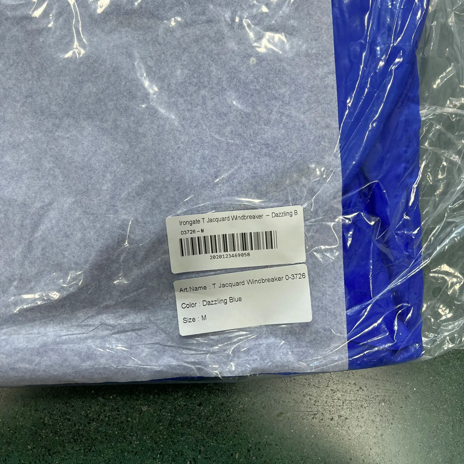 Giacca  A Vento TS Irongate T Jacquard Blu