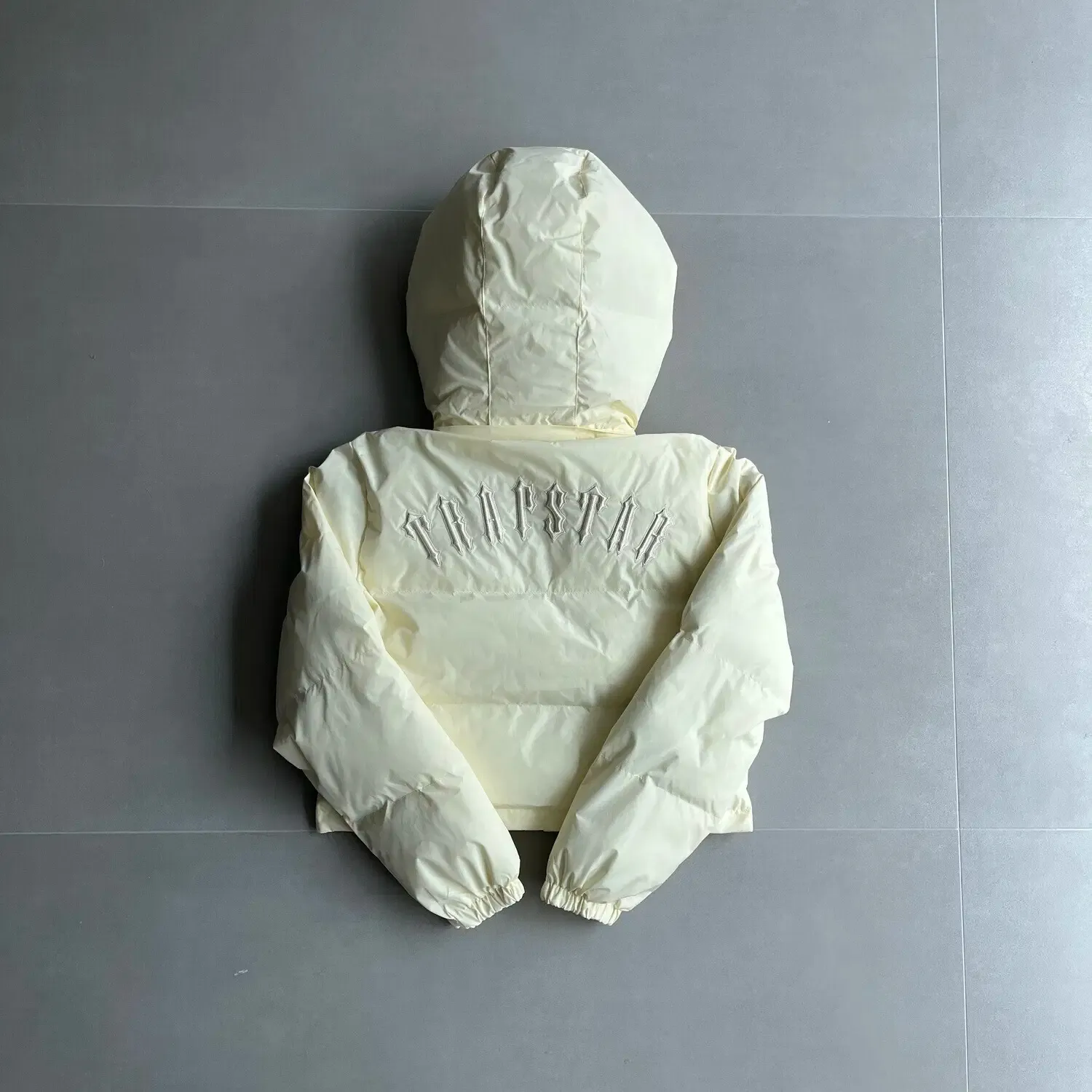 Piumino TS Irongate da donna con cappuccio staccabile -Crema