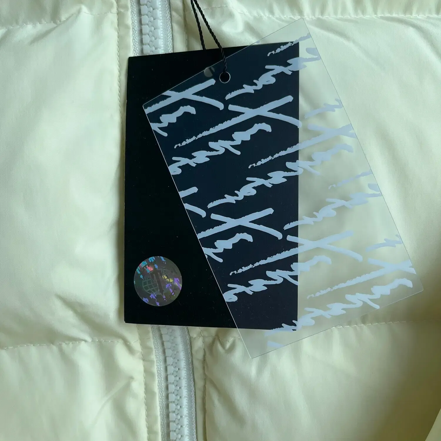 Piumino TS Irongate da donna con cappuccio staccabile -Crema