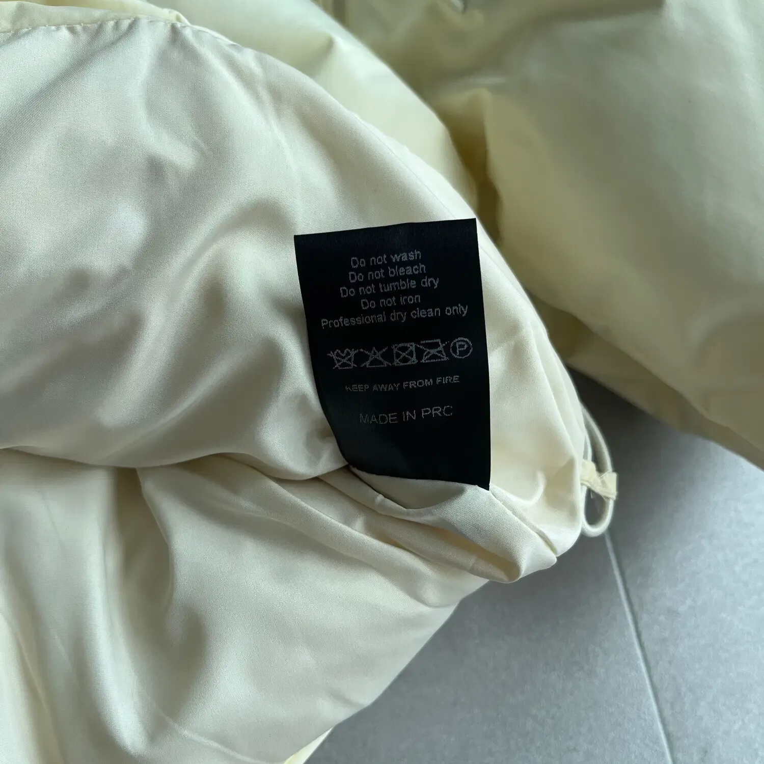 Piumino TS Irongate da donna con cappuccio staccabile -Crema