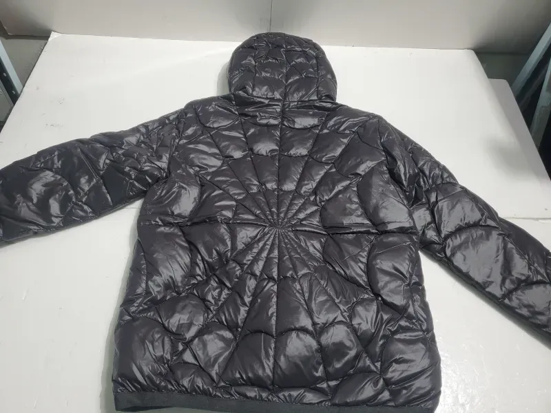 MONC*LER Violier Spider-Man Short Down Jacket Black