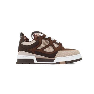 Skate Sneaker White Brown