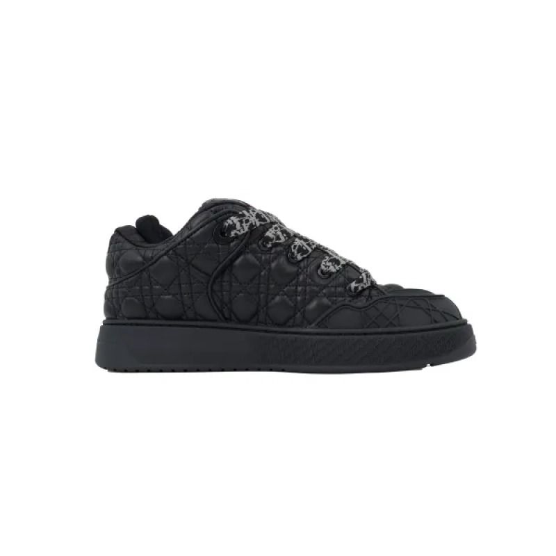 B9S Skater Sneaker Black Quilted Cannage Calfskin