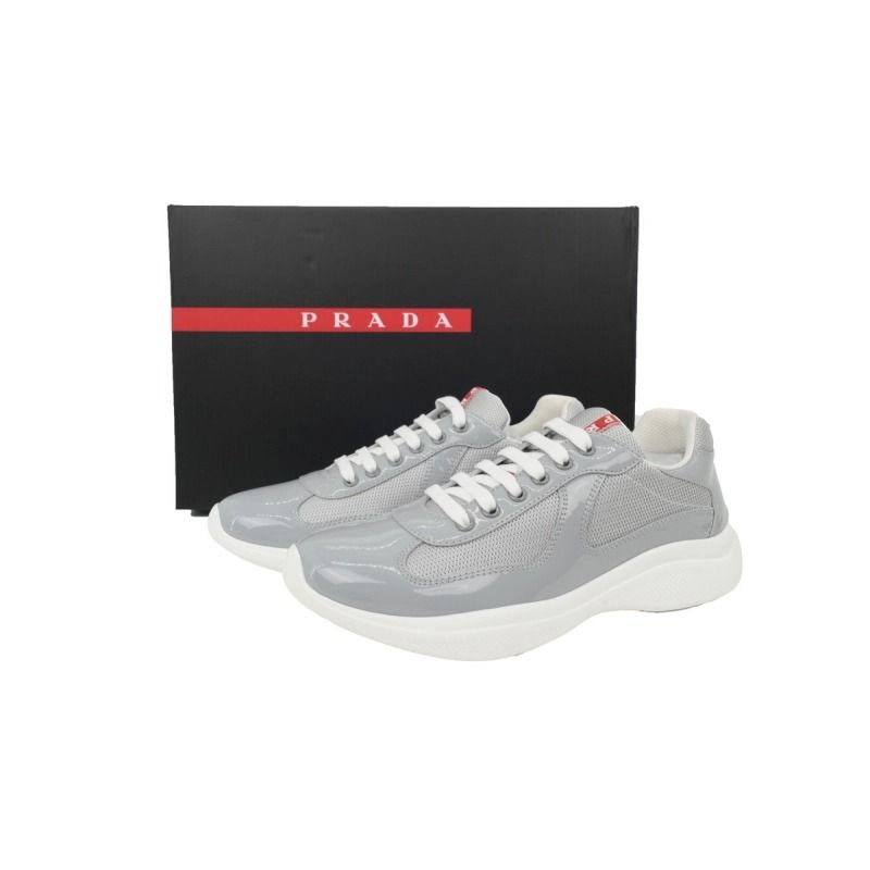 Prada Sneakers Off-White Gray