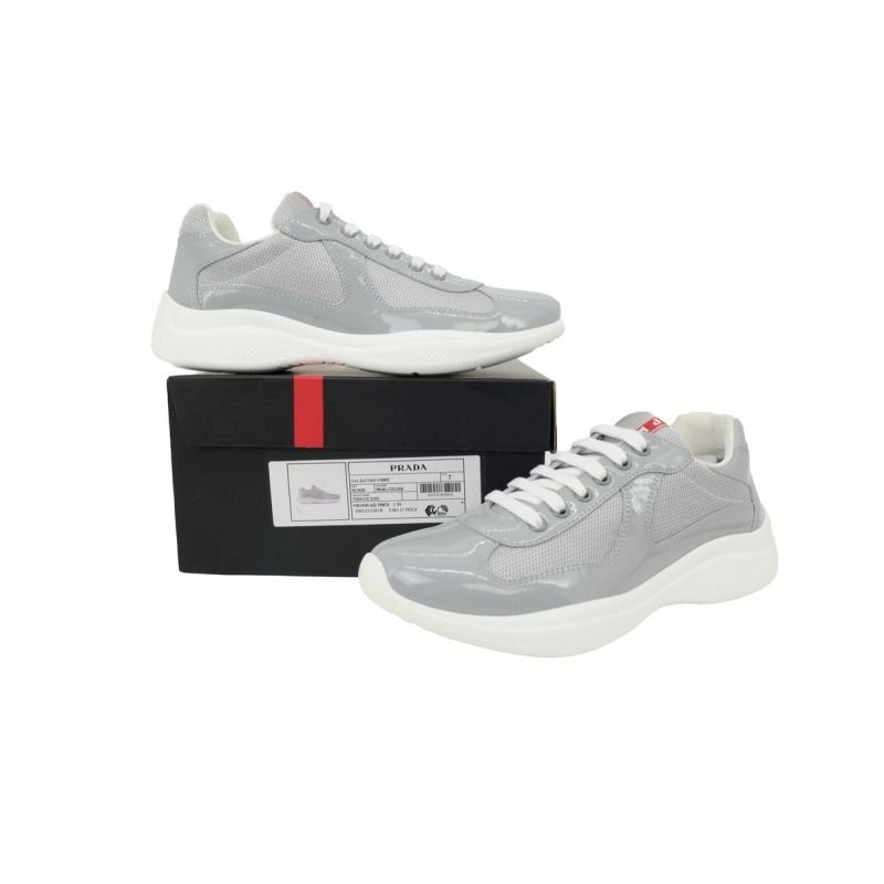 Prada Sneakers Off-White Gray