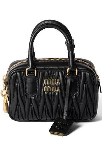 MIU MIU Borsa Arcadie In Nappa Matelassé
